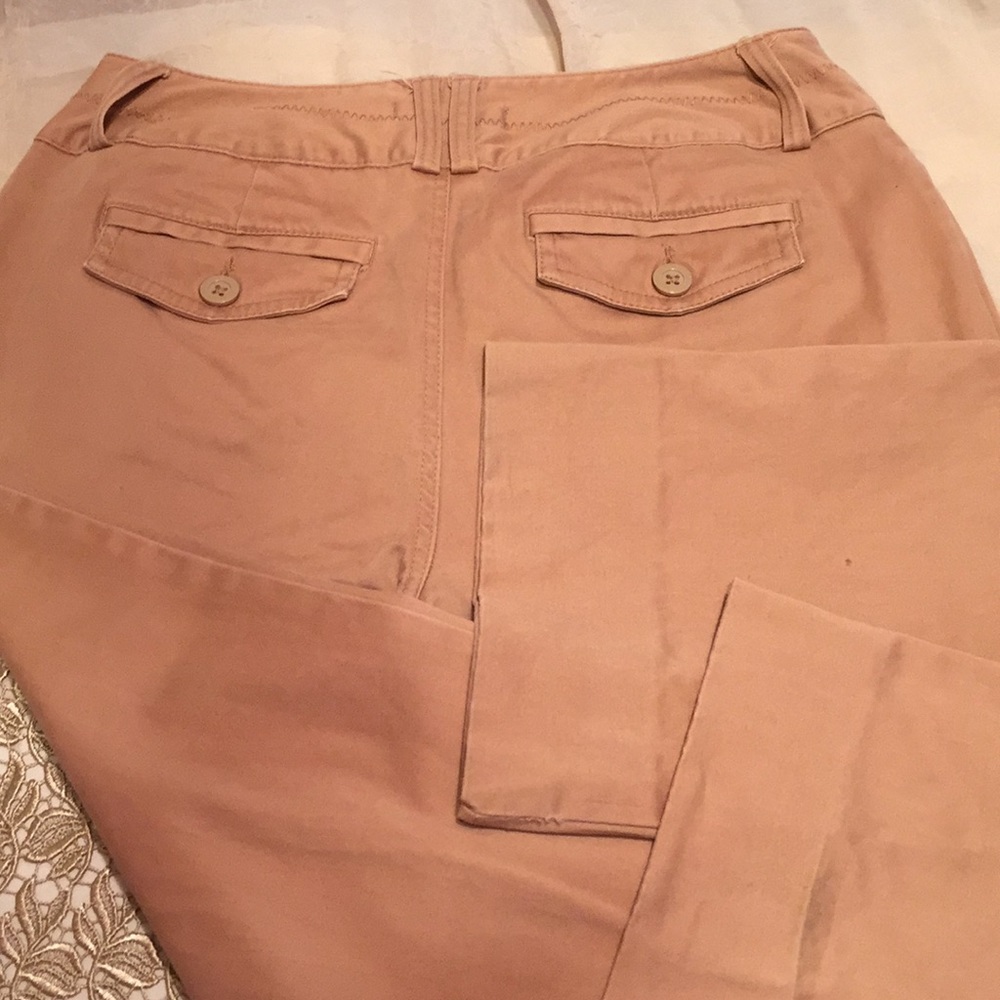 Slacks caramel tan Size 10 (32”) w/ 34” inseam